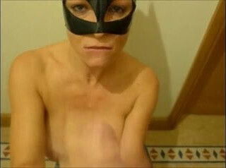 Catwoman gets a sticky facial