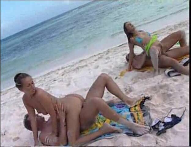 couples have sandy beach