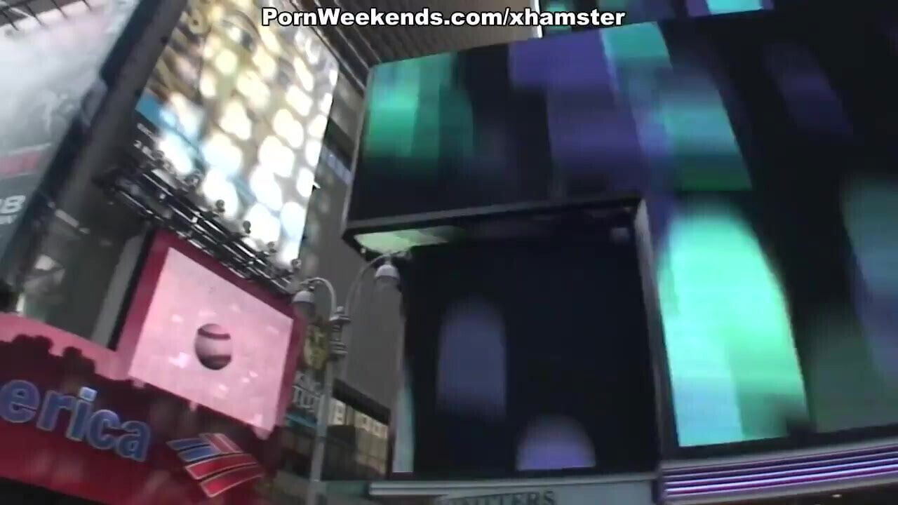 Morning sex at hotel and shopping