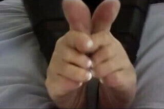 Long Toes Foot Tease