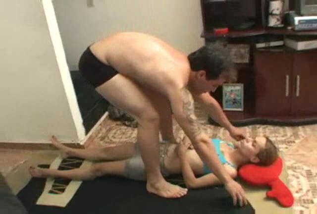 Military tramples girl