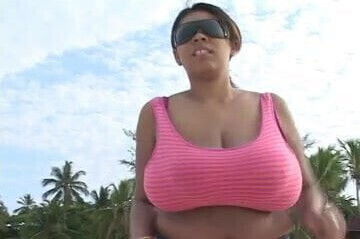 Busty Dominican Milf (jogging)