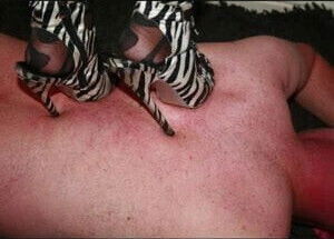 Body walking with heels