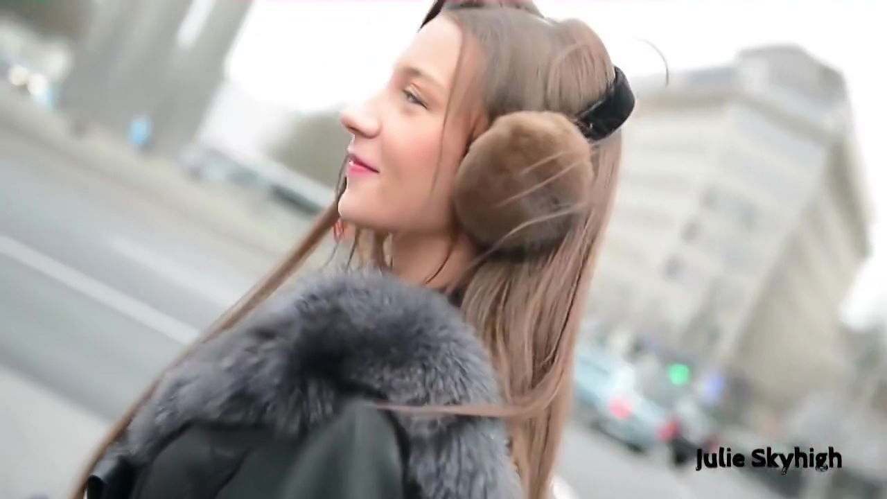 Julie Skyhigh Sexy Exhibitionist Coat