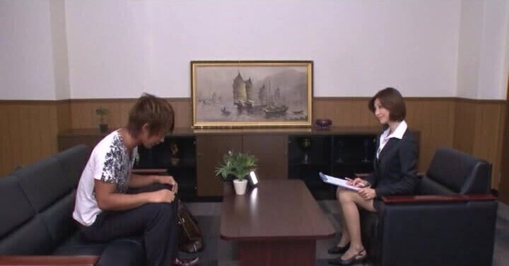 Dicking office with lovely Akari Asahina boss