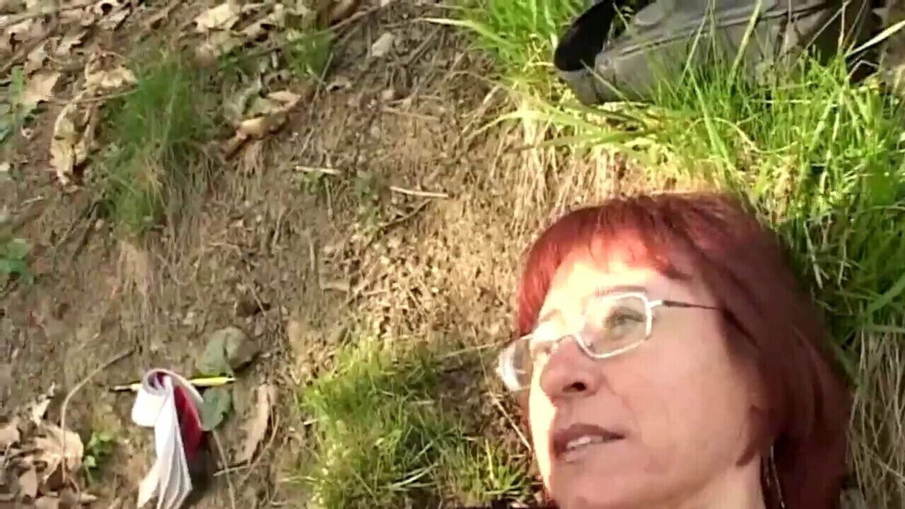 woods finds sexy redhead fucks