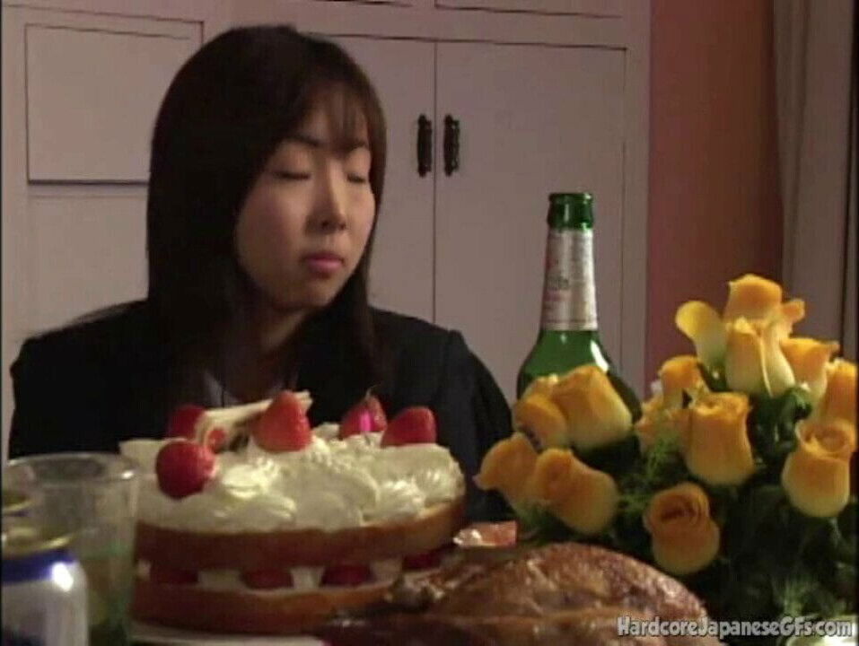 Japanese Girl Celebrate with