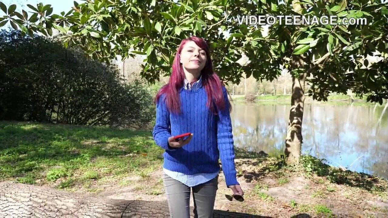 year teen photo model’s first porn casting