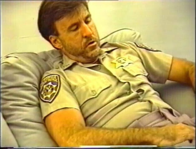 officer takes down throat