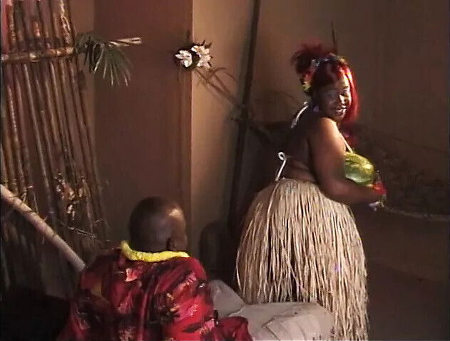 Redhead gets pounded doggystyle after Hawaiian dance