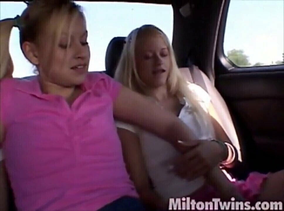 Milton twins finger blonde pussy