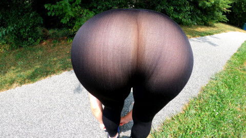 Ultra Transparent Leggings Exhibitionist Wife