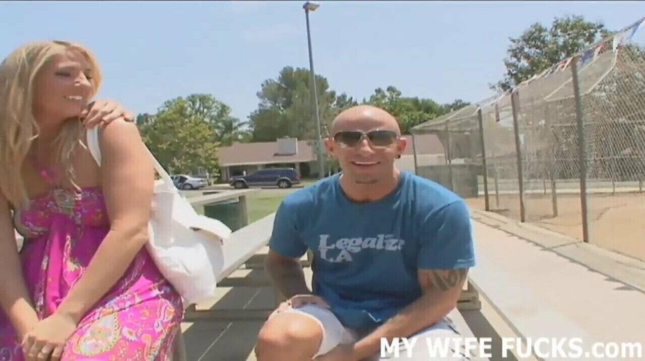 beautiful wife going railed front