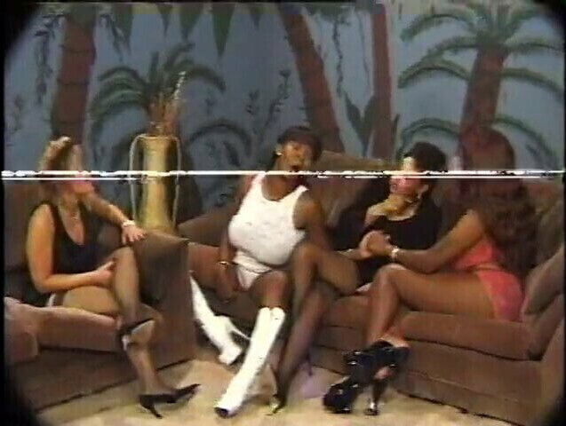 Naughty excellent sluts lick pussies play with yellow