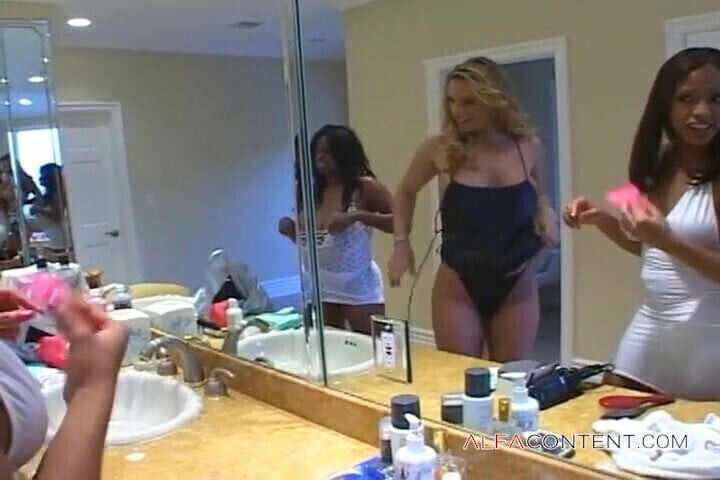 Busty Babes Having Wild Lesbian Orgy With Huge Toys