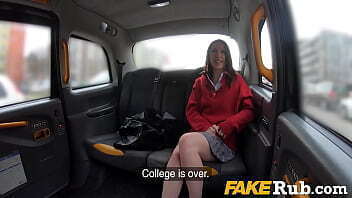 College fucks taxi driver after date Chanel kiss