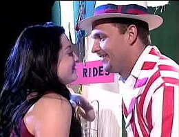 Sexy brunette with beautiful figure loves throw darts fair then passionate there