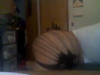 Unknown dances shakes sexy ass.