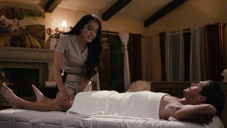 shemale massuese Jessica Foxx analed horny client