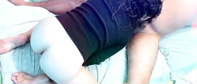 sucking a rich cock with my beautiful ass in four