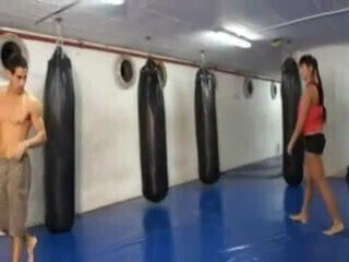 ballerina wrestler vs wimpy guy