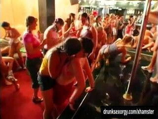 Dirty chicks take pricks club