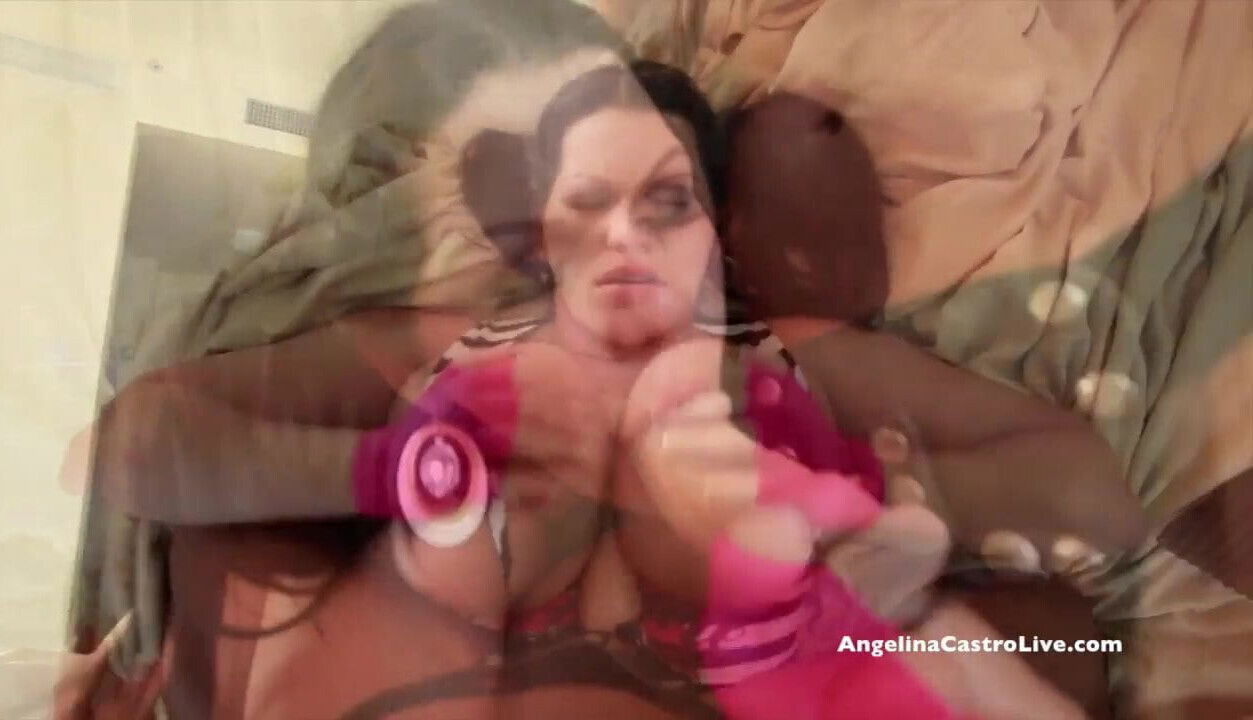 Angelina Castro Gets Strap WorkOut From Muscular Babe!!