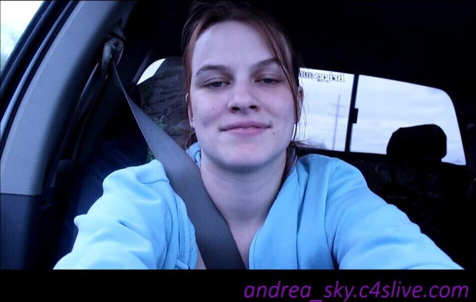 TOPLESS RIDING AROUND- andrea sky