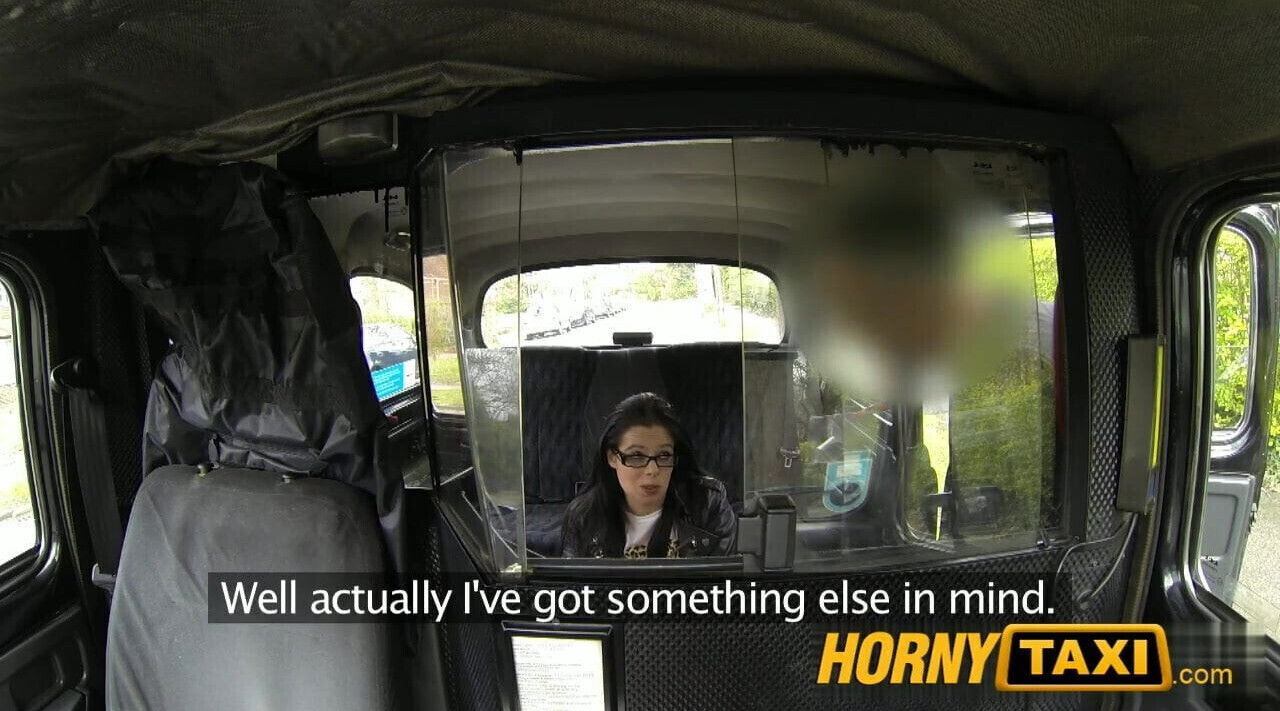 HornyTaxi Young horny girl backseat surprise