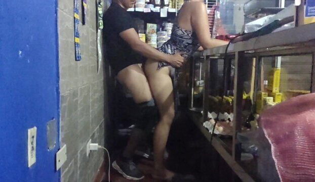 neighborhood store with cashier yessi