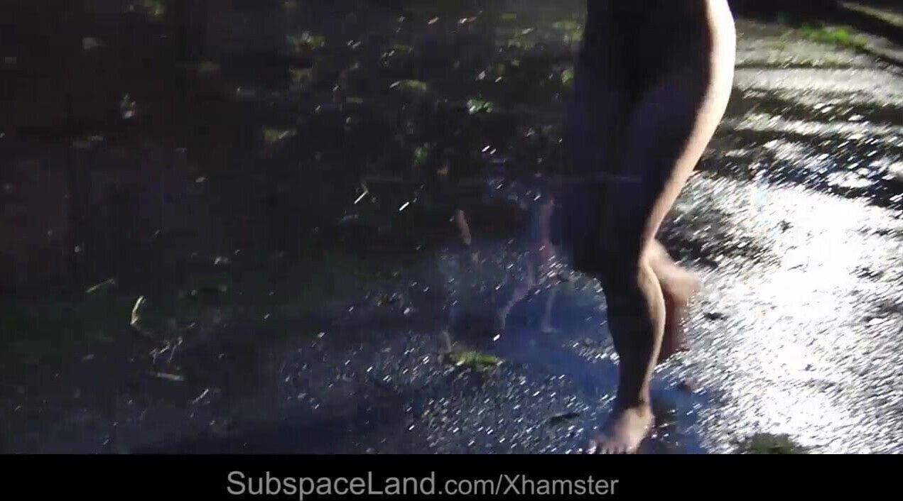 Brunette slave pained hard rough bondage