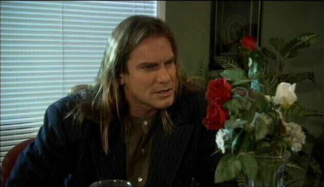 Blond slut naked riding restaurant