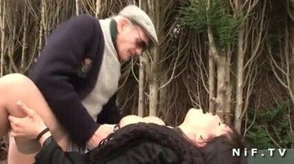 fucked 3some with GrandPa