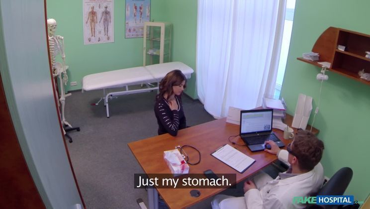 Doctor Turns Busty Patient's Moans Pain Into Moans Pleasure