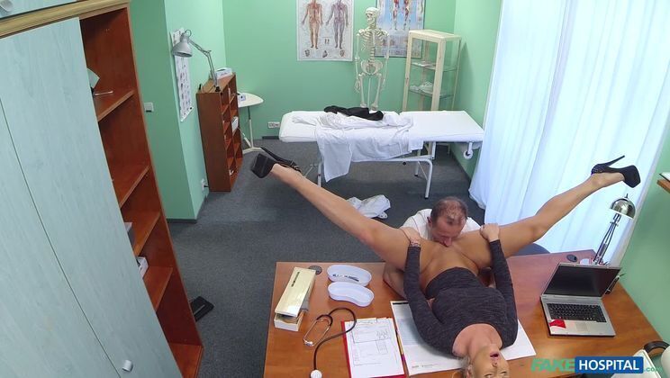 Dirty doctor fucks busty porn star