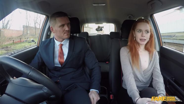 Cheeky redhead fails purpose