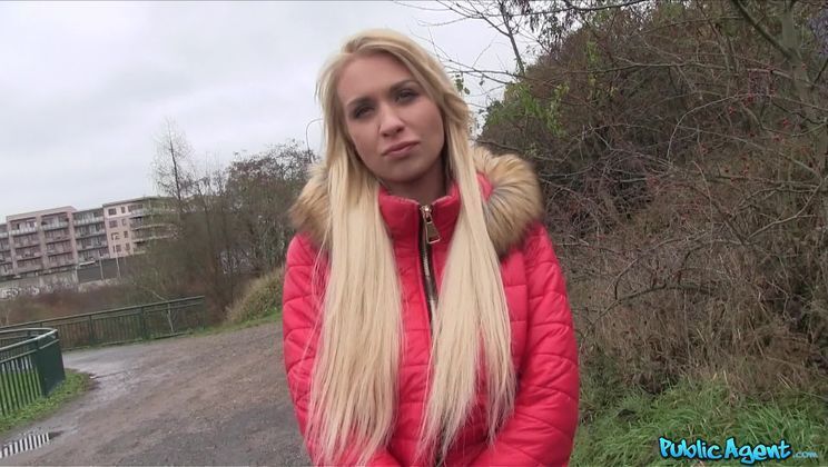 Beautiful Blonde Fucks Backseat