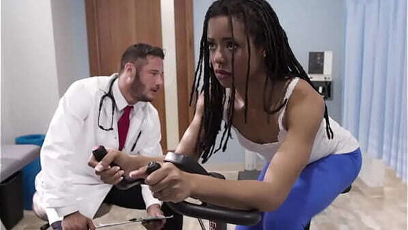 Ebony Athlete Kira Noir Gets Tricked Into Perv Doctor Without Knowing Full Movie FreeTaboo.Net
