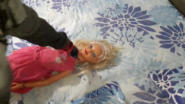  Lily gives blowjob over