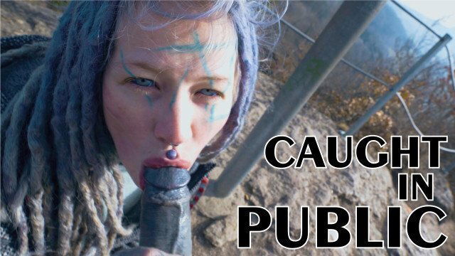 Horny Couple Catched While Having Ruine Pov, Split Tounge Punk, Goth