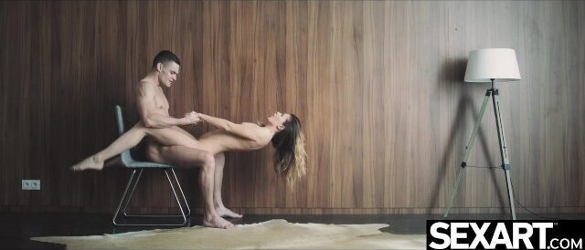 Watch this sexy brunette's blowjob wild creampie orgasm