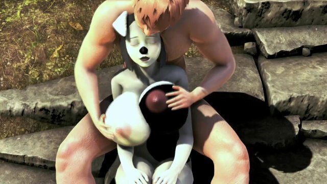 Farmer Milks Furry girl Until Spits