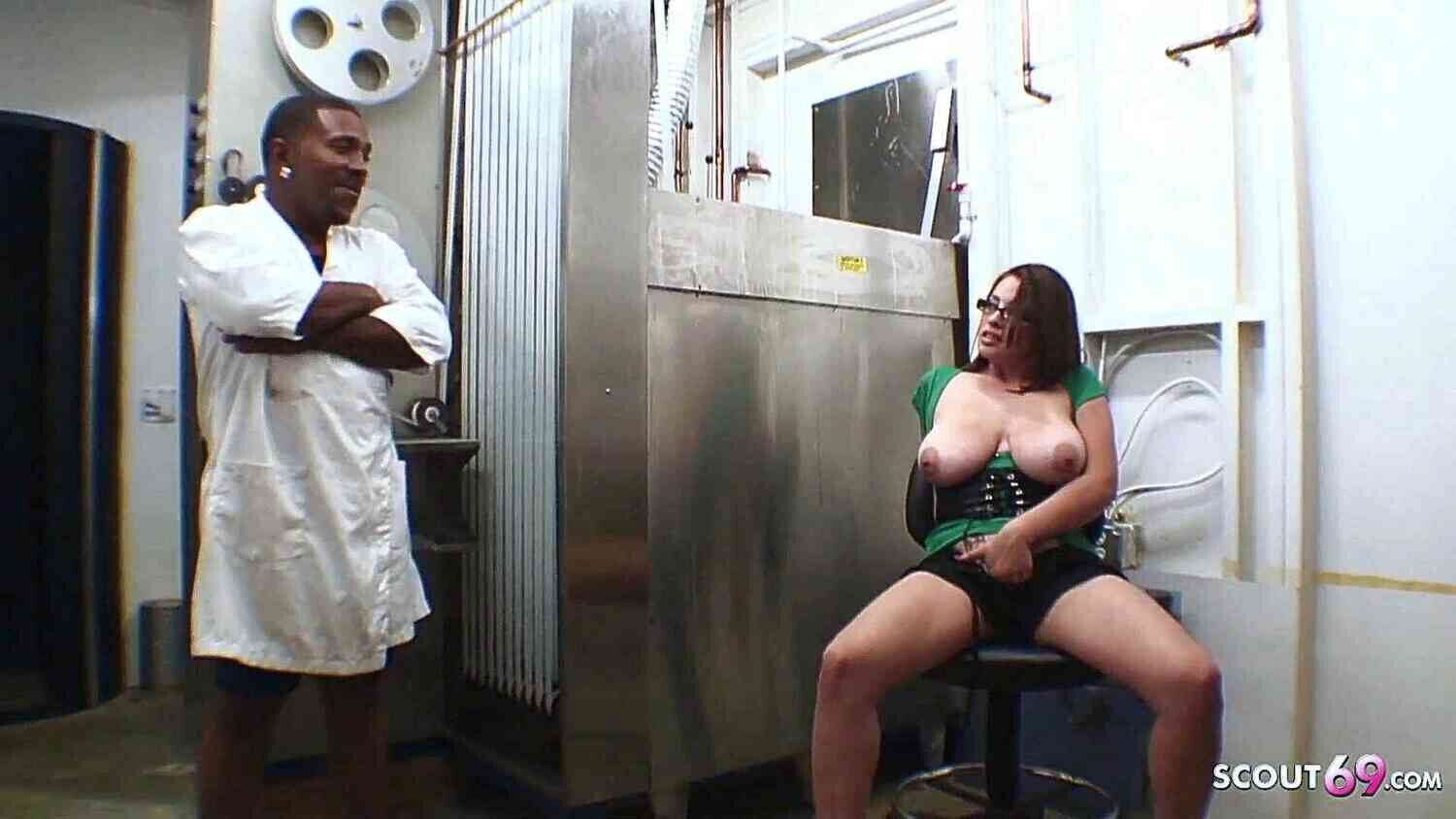 natural Boobs MILF Office Girl caught Fucked