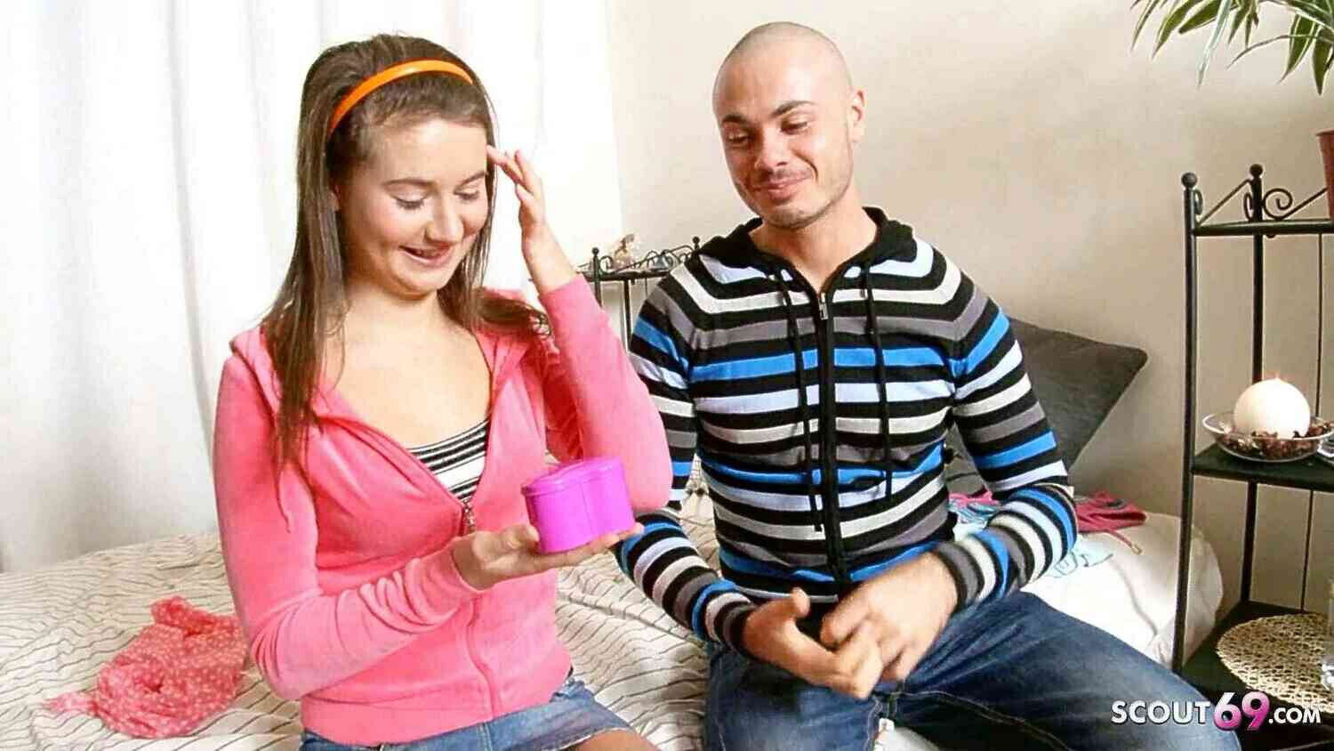 Tiny Girl Seduced First Dick Classmate