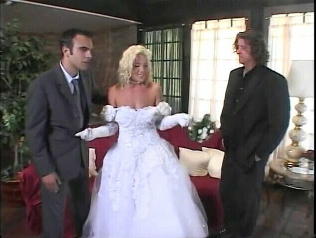Blonde MILF fucks guys wedding