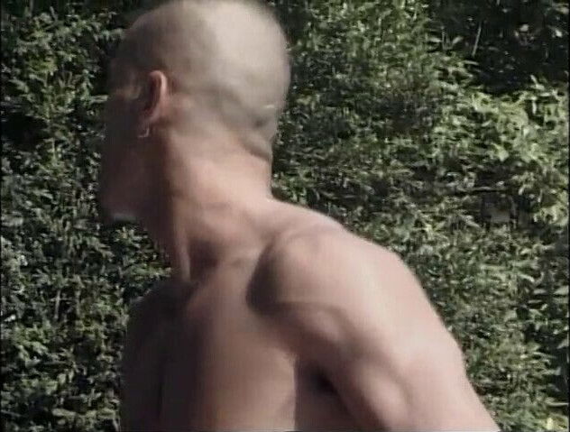 Blonde slut sucks lucky man's outside pool