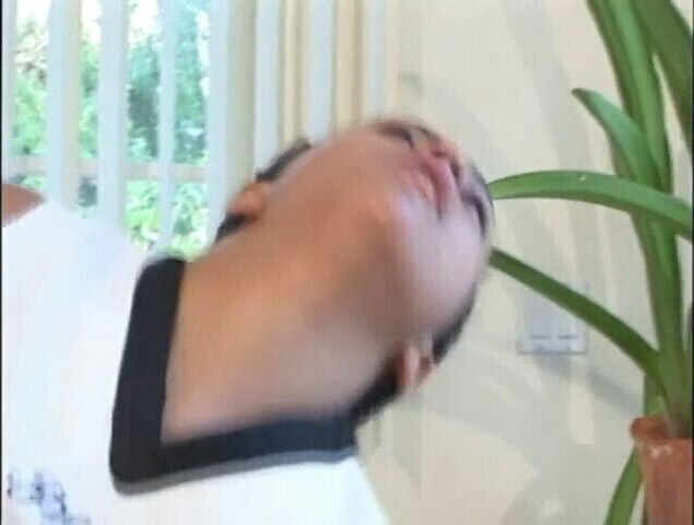 Horny cheerleader with cornrows cheers into some