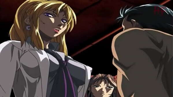 blonde girl riding very rich with teacher