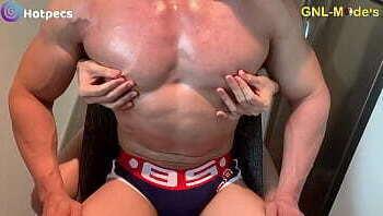 Big Muscle guy gets Pec worshipped! That'_s hot adoration!