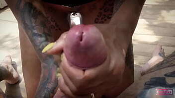 Kinky Slut Queen &quot_Dark Dea&quot_ fucked Garden